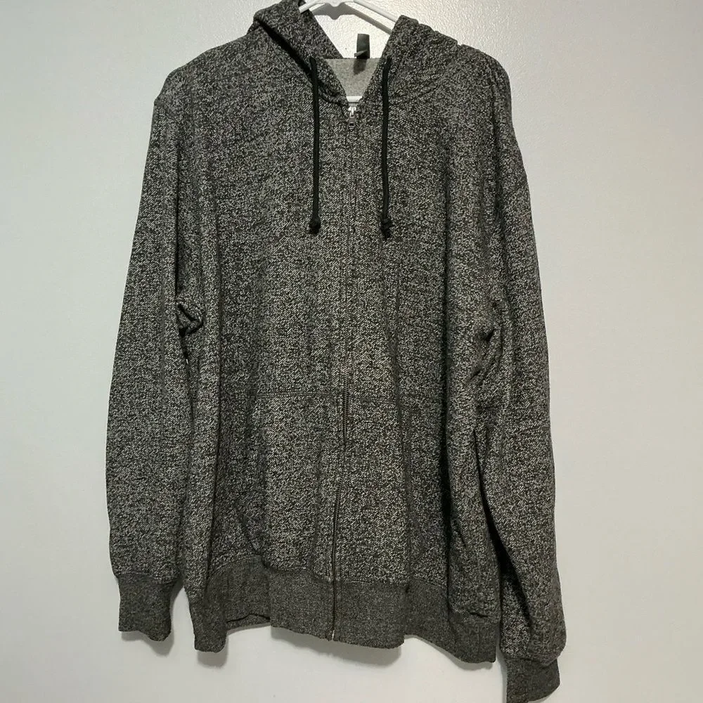 District Men's Marled Fleece Full-Zip Hoodie size 2XL